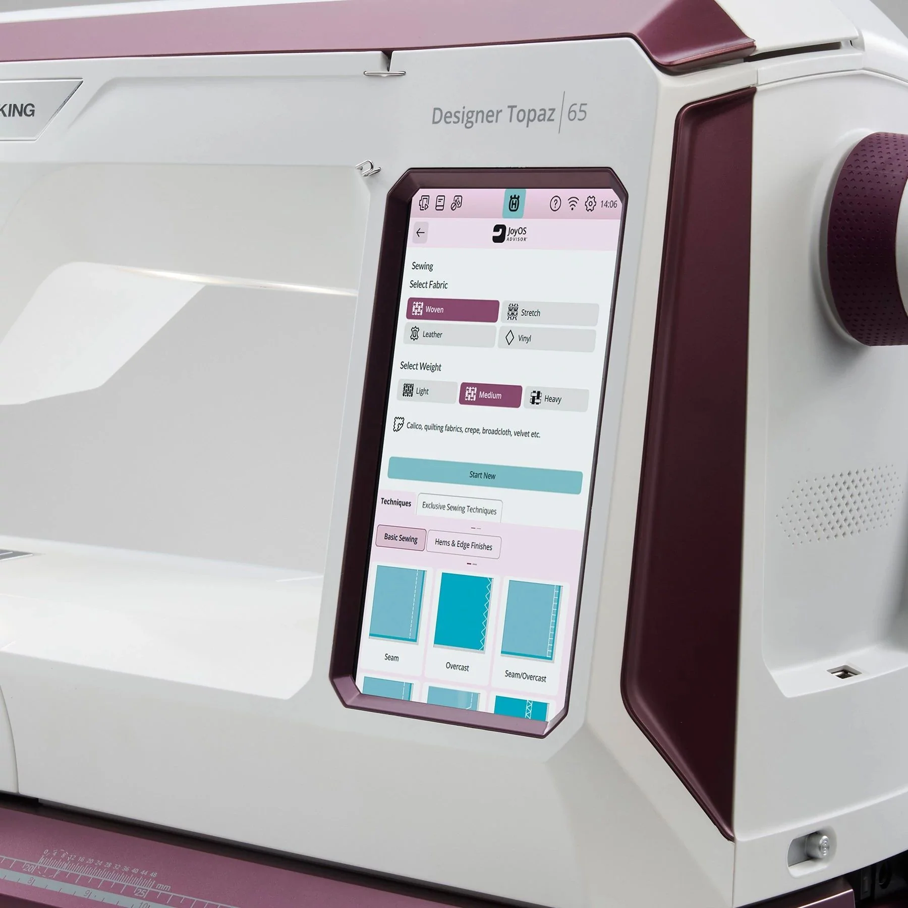 HUSQVARNA® VIKING® DESIGNER TOPAZ™ 65 Sewing & Embroidery Machine - Image 5