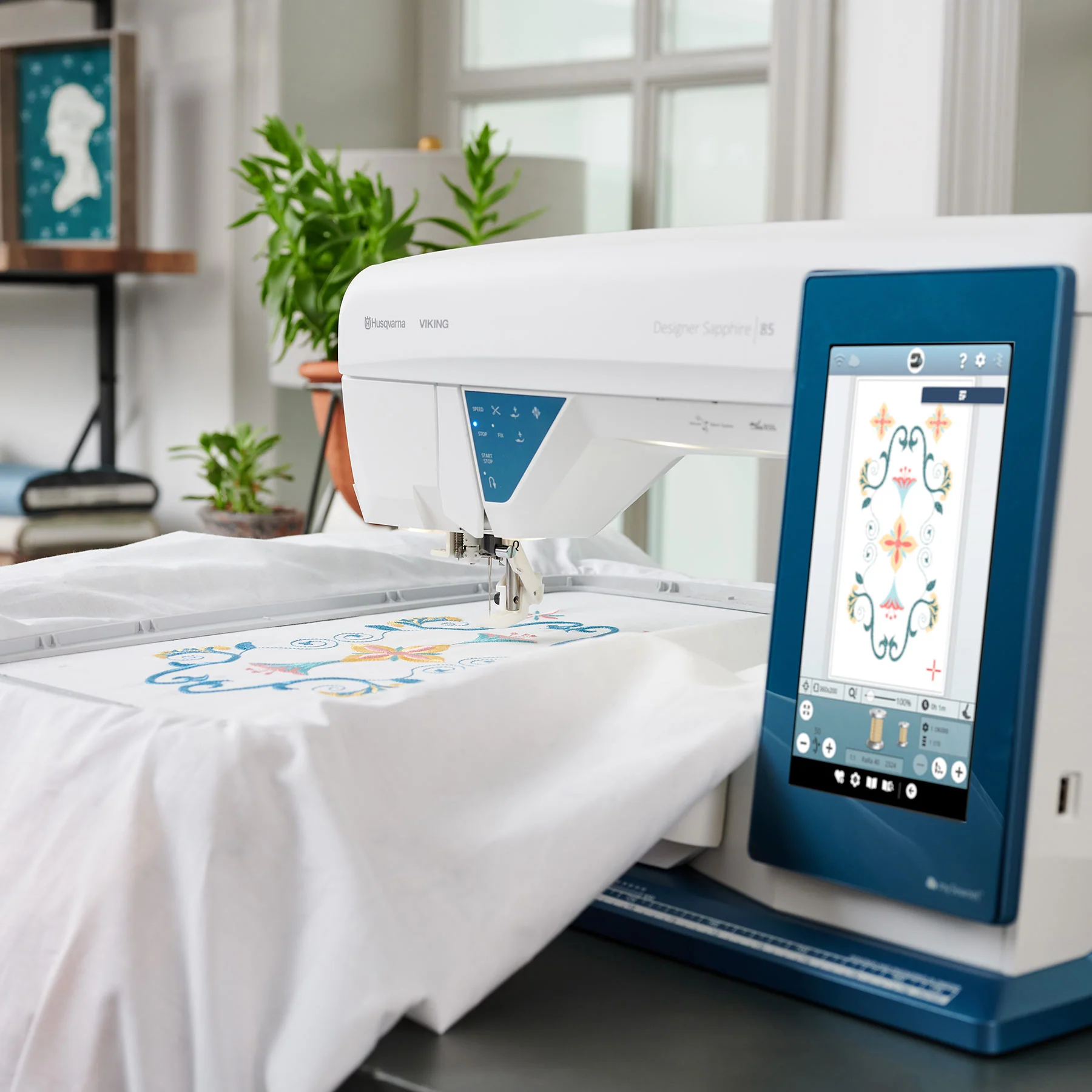 HUSQVARNA® VIKING® DESIGNER SAPPHIRE™ 85 Sewing and Embroidery Machine - Image 12