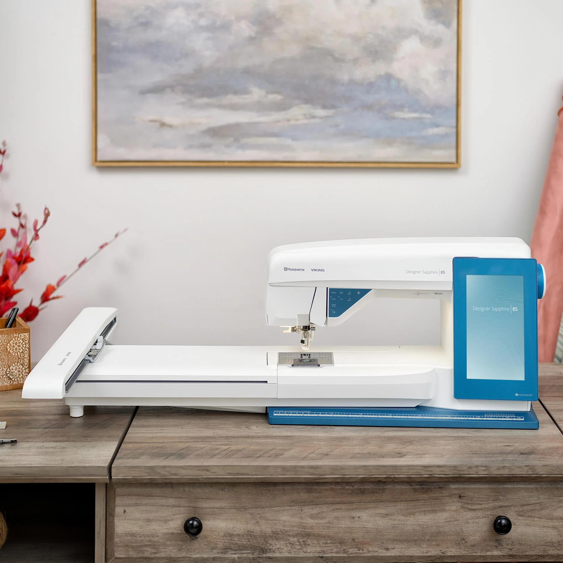 HUSQVARNA® VIKING® DESIGNER SAPPHIRE™ 85 Sewing and Embroidery Machine - Image 14