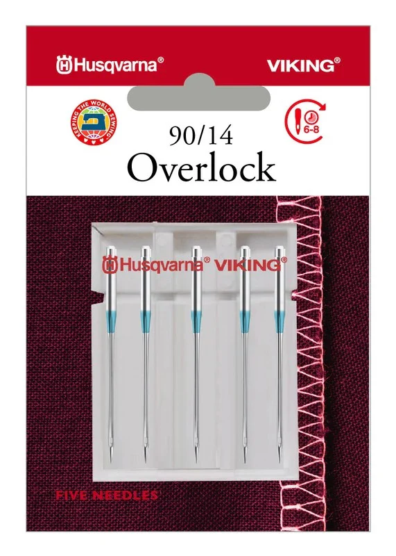 HUSQVARNA® VIKING® Overlock Needles Size 90/14 5-Pack