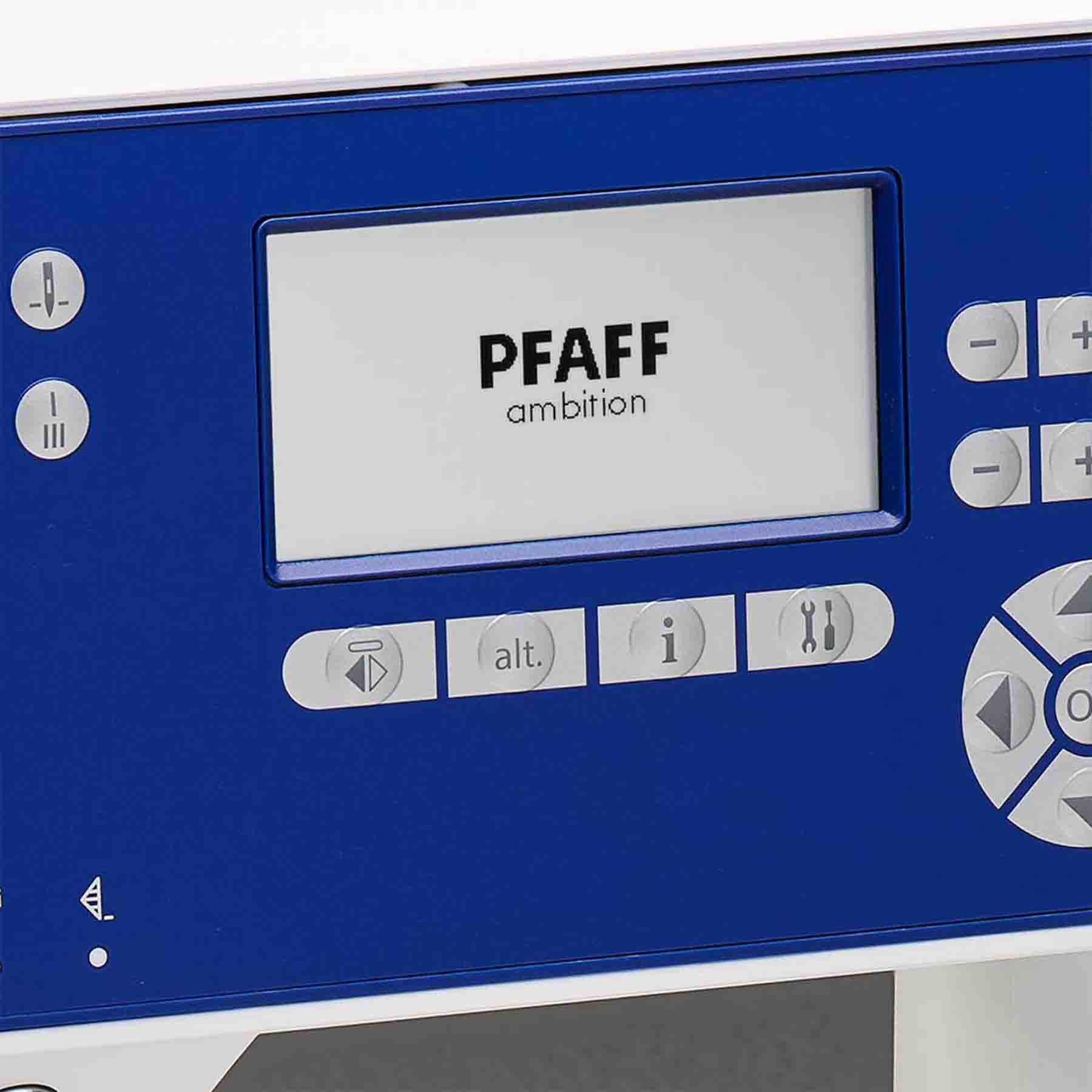 PFAFF® ambition™ 610 Blue Sewing Machine - Image 7