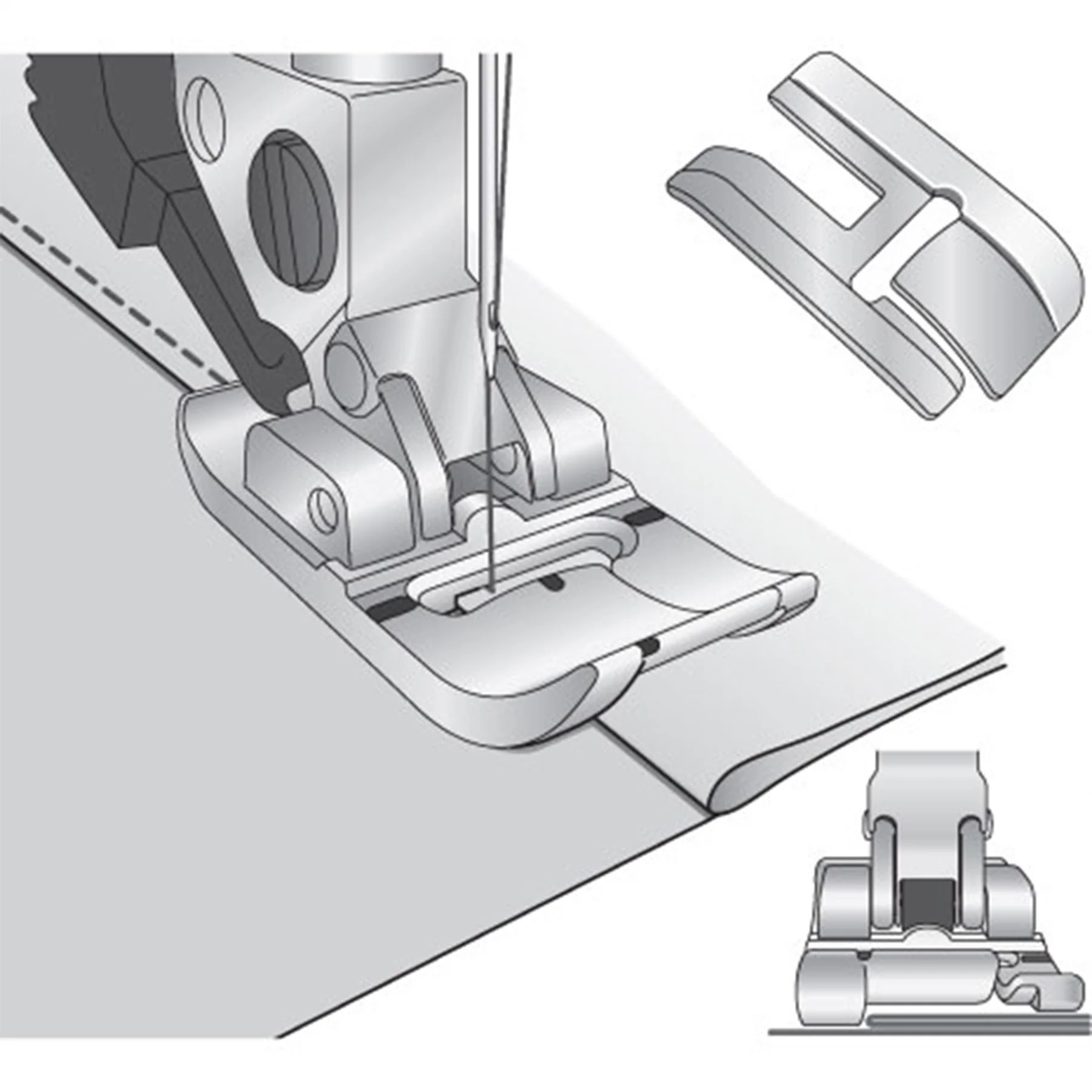PFAFF® Bi-Level Topstitch Foot for IDT™ System - Image 2
