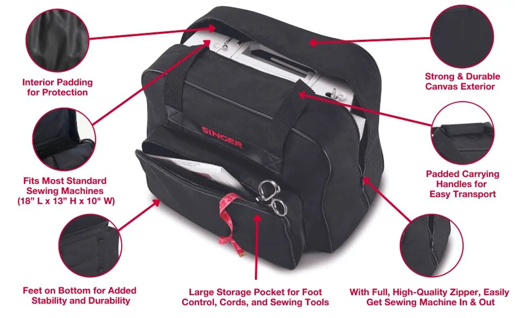 SINGER® Universal Bag - White - Image 6