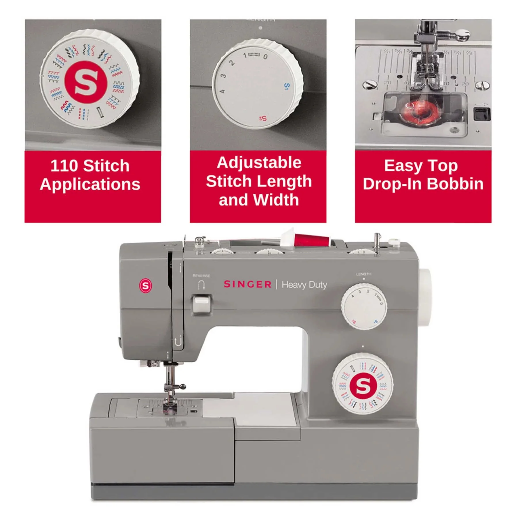 SINGER® Heavy Duty 4432 Sewing Machine - Image 4